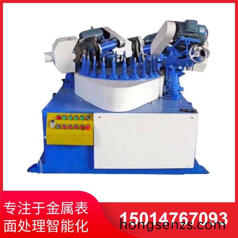 四磨頭間歇式圓盤(pan)拋光機